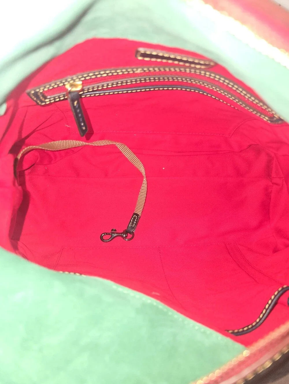 Dooney and Bourke Florentine Satchel Large Navy.